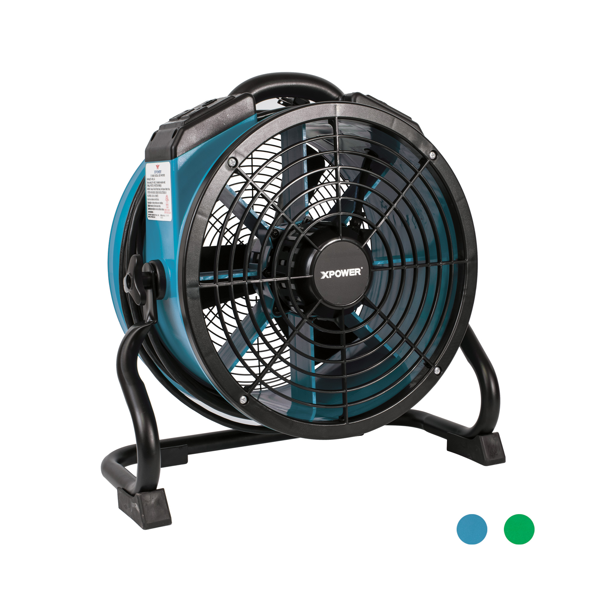 XPOWER X-34AR 1720 CFM Industrial Sealed Motor Axial Fan Air Mover w Outlets 