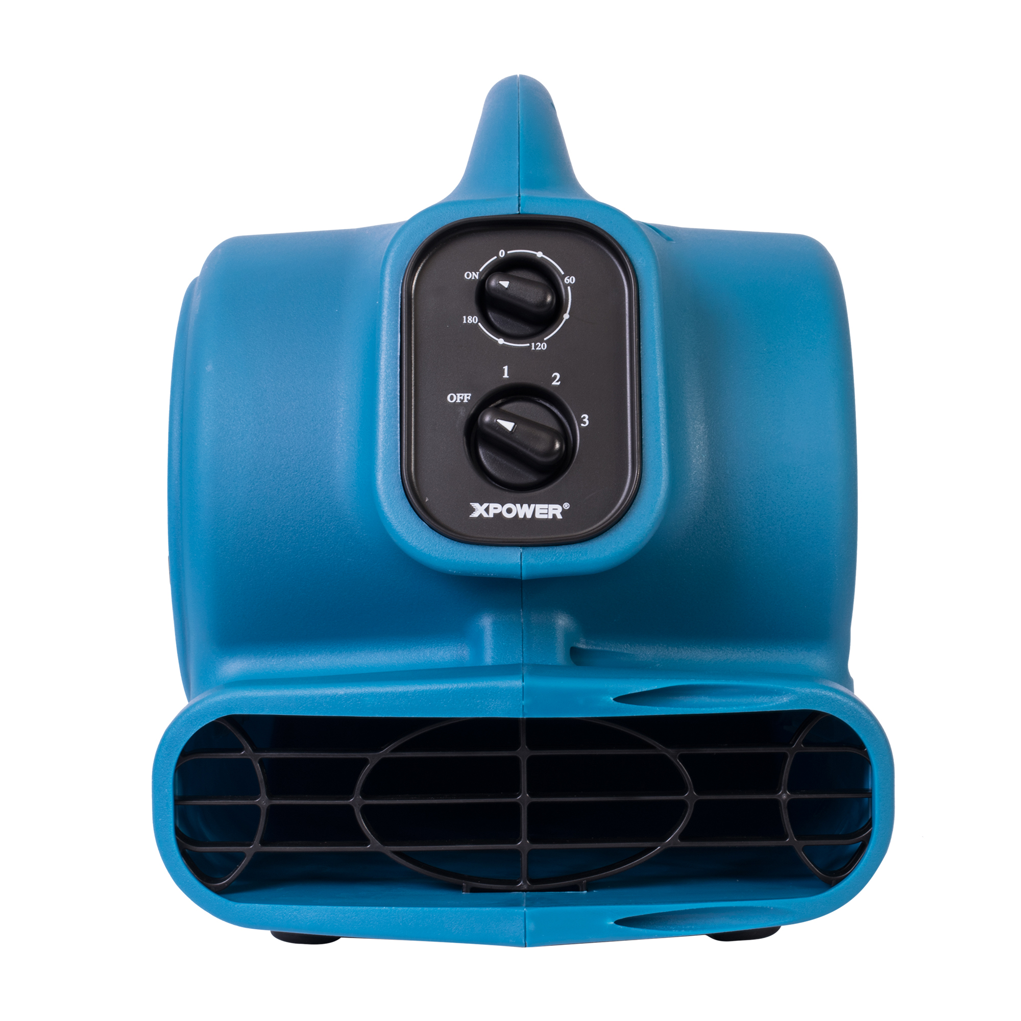 X-Power P-230AT Mini Air Mover with Built-In power Outlets Blue for sale online 