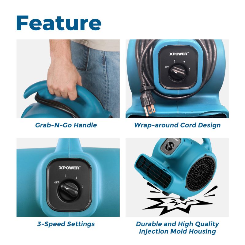 XPOWER P-80 Mighty Air Mover – XPOWER Manufacture